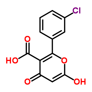 2H-pyran-5-carboxylicacid, 6-(3-chlorophenyl)-4-hydroxy-2-oxo- Structure,16801-04-0Structure