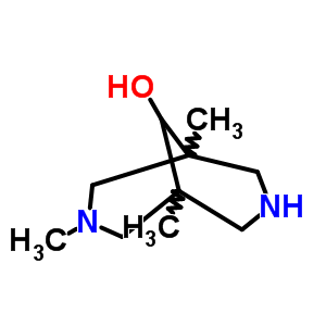 1,3,5-Trimethyl-3,7-diaza-bicyclo[3.3.1]-nonan-9-ol Structure,169177-17-7Structure