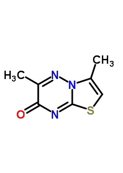 3,6-Dimethyl-7H-[1,3]thiazol[3,2-b][1,2,4]triazin-7-one Structure,16943-22-9Structure