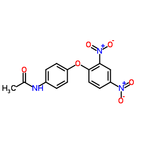 Acetamide,n-[4-(2,4-dinitrophenoxy)phenyl]- Structure,16958-95-5Structure