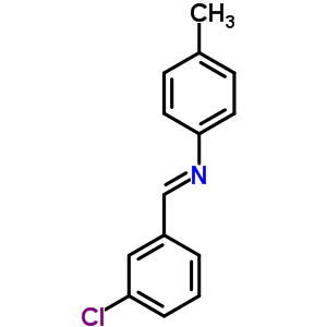 Benzenamine,n-[(3-chlorophenyl)methylene]-4-methyl- Structure,17099-22-8Structure