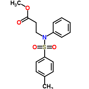 Methyl 3-(4-methyl-n-phenylphenylsulfonamido)propanoate Structure,17266-98-7Structure