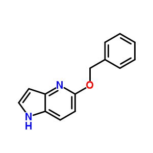 5-(Phenylmethoxy)-1h-pyrrolo[3,2-b]pyridine Structure,17288-41-4Structure