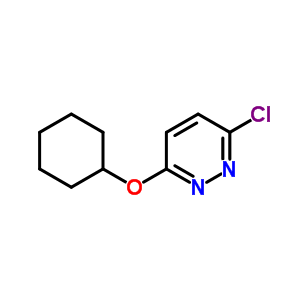 3-Chloro-6-cyclohexyloxy-pyridazine Structure,17321-26-5Structure