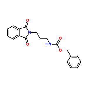 Benzyl n-[3-(1,3-dioxoisoindol-2-yl)propyl]carbamate Structure,17415-87-1Structure