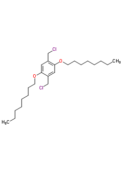 2,5-Bis(chloromethyl)1,4-bis(octyloxy)benzene Structure,174230-68-3Structure