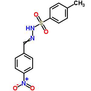 Benzenesulfonic acid,4-methyl-, 2-[(4-nitrophenyl)methylene]hydrazide Structure,1747-50-8Structure