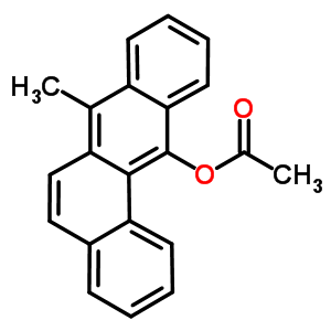 Benz[a]anthracen-12-ol, 7-methyl-, acetate Structure,17526-28-2Structure