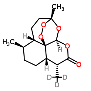 青蒿素-d3结构式_176652-07-6结构式