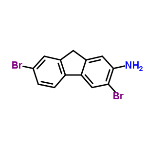 3,7-Dibromo-9h-fluoren-2-amine Structure,1785-40-6Structure