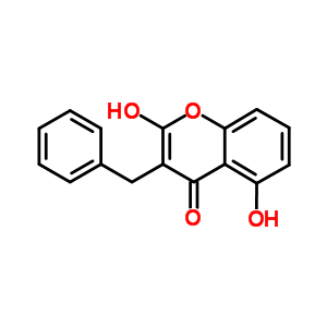 3-Benzyl-2,5-dihydroxy-chromen-4-one Structure,1795-39-7Structure