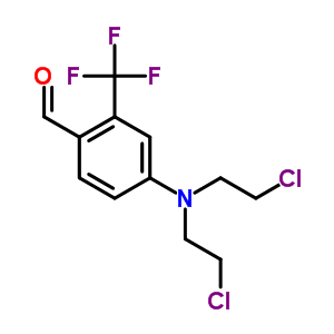 4-[Bis(2-chloroethyl)amino]-2-(trifluoromethyl)benzaldehyde Structure,1800-68-6Structure