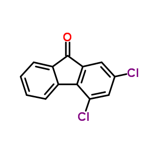 9H-fluoren-9-one,2,4-dichloro- Structure,1803-25-4Structure