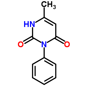 6-Methyl-3-phenyl-1h-pyrimidine-2,4-dione Structure,1804-04-2Structure