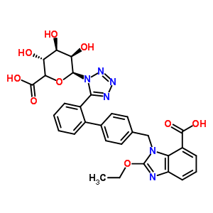 Candesartan n2-glucuronide Structure,180603-76-3Structure