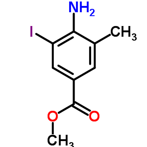 Methyl 4-amino-3-iodo-5-methylbenzoate Structure,180624-11-7Structure