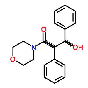 3-Hydroxy-1-morpholin-4-yl-2,3-diphenyl-propan-1-one Structure,18124-91-9Structure