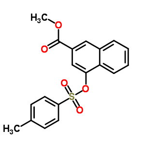 4-[[(4-Methylphenyl)sulfonyl]oxy]-2-naphthalenecarboxylic acid methyl ester Structure,181280-82-0Structure