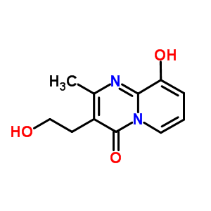 9-Hydroxy-3-(2-hydroxyethyl)-2-methyl-4h-pyrido[1,2-a]pyrimidin-4-one Structure,181525-38-2Structure