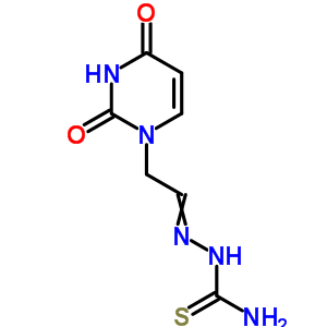 [2-(2,4-Dioxopyrimidin-1-yl)ethylideneamino]thiourea Structure,18161-96-1Structure