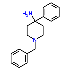 1-Benzyl-4-phenylpiperidin-4-amine Structure,181641-49-6Structure