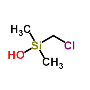 Chloromethyl-hydroxy-dimethyl-silane Structure,18191-32-7Structure