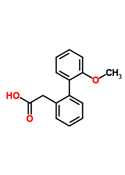 2-Biphenyl-(2-methoxy)acetic acid Structure,182355-39-1Structure