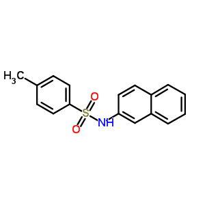 4-Methyl-n-(naphthalen-2-yl)benzenesulfonamide Structure,18271-18-6Structure