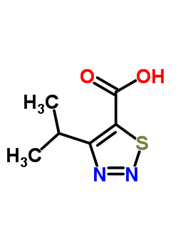 4-Isopropyl-1,2,3-thiadiazole-5-carboxylic acid Structure,183302-68-3Structure