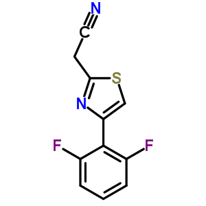 2-Cyanomethyl-4-(2,6-difluorophenyl)thiazole Structure,184839-29-0Structure