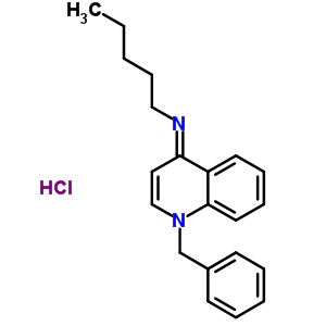 N-(1-benzylquinolin-4(1h)-ylidene)pentan-1-aminehydrochloride Structure,185855-91-8Structure