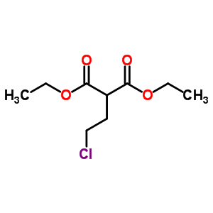 Diethyl 2-(2-chloroethyl)propanedioate Structure,18719-42-1Structure