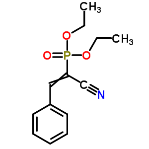 Diethyl 1-cyano-2-phenylvinylphosphonate Structure,18896-73-6Structure