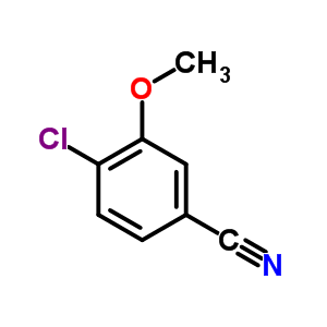 4-Chloro-3-methoxybenzonitrile Structure,189628-40-8Structure