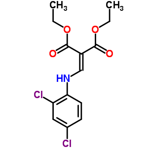 Diethyl 2-[[(2,4-dichlorophenyl)amino]methylidene]propanedioate Structure,19056-81-6Structure