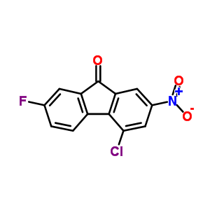 9H-fluoren-9-one,4-chloro-7-fluoro-2-nitro- Structure,1914-40-5Structure