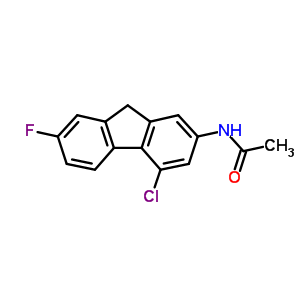 N-(4-chloro-7-fluoro-9h-fluoren-2-yl)acetamide Structure,1914-41-6Structure