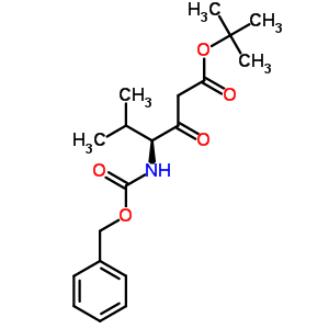 Tert-butyl (s)-4-(cbz-amino)-5-methyl-3-oxohexanoate Structure,191731-16-5Structure