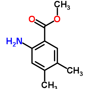 Methyl 2-amino-4,5-dimethylbenzoate Structure,19258-73-2Structure