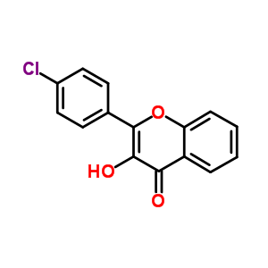 4H-1-benzopyran-4-one,2-(4-chlorophenyl)-3-hydroxy- Structure,19275-70-8Structure