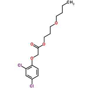 (2,4-Dichlorophenoxy)acetic acid-butoxy polypropylene glycol ester Structure,1928-45-6Structure