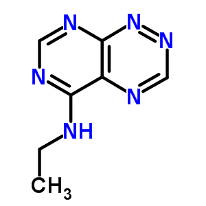 N-乙基-嘧啶并[5,4-e]-1,2,4-噻嗪-5-胺结构式_19359-60-5结构式