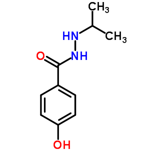 Benzoicacid, 4-hydroxy-, 2-(1-methylethyl)hydrazide Structure,19436-43-2Structure