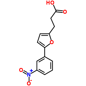 3-[5-(3-Nitrophenyl)-2-furyl]propanoic acid Structure,19575-11-2Structure