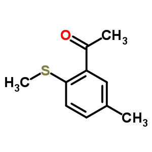 Ethanone,1-[5-methyl-2-(methylthio)phenyl]- Structure,1964-27-8Structure