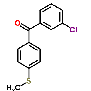 3-Chloro-4-(methylthio)benzophenone Structure,197438-99-6Structure