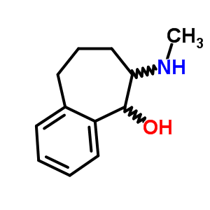 5H-benzocyclohepten-5-ol,6,7,8,9-tetrahydro-6-(methylamino)- Structure,19839-58-8Structure