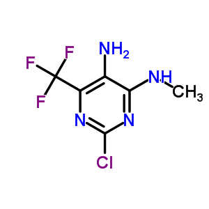 2-Chloro-n-methyl-6-(trifluoromethyl)pyrimidine-4,5-diamine Structure,1993-05-1Structure