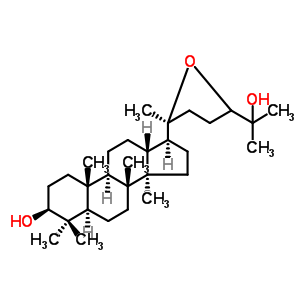 (20S,24s)-20,24-epoxydammarane-3β,25-diol Structure,19942-04-2Structure