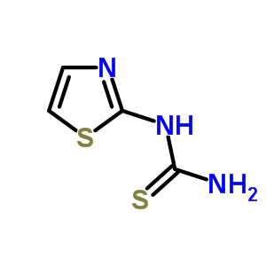 Thiazol-2-yl-thiourea Structure,19958-82-8Structure